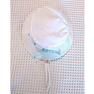 Panama Jack White Bucket Hat Sun Hat Wide Brim Beach Fishing Safari One Size